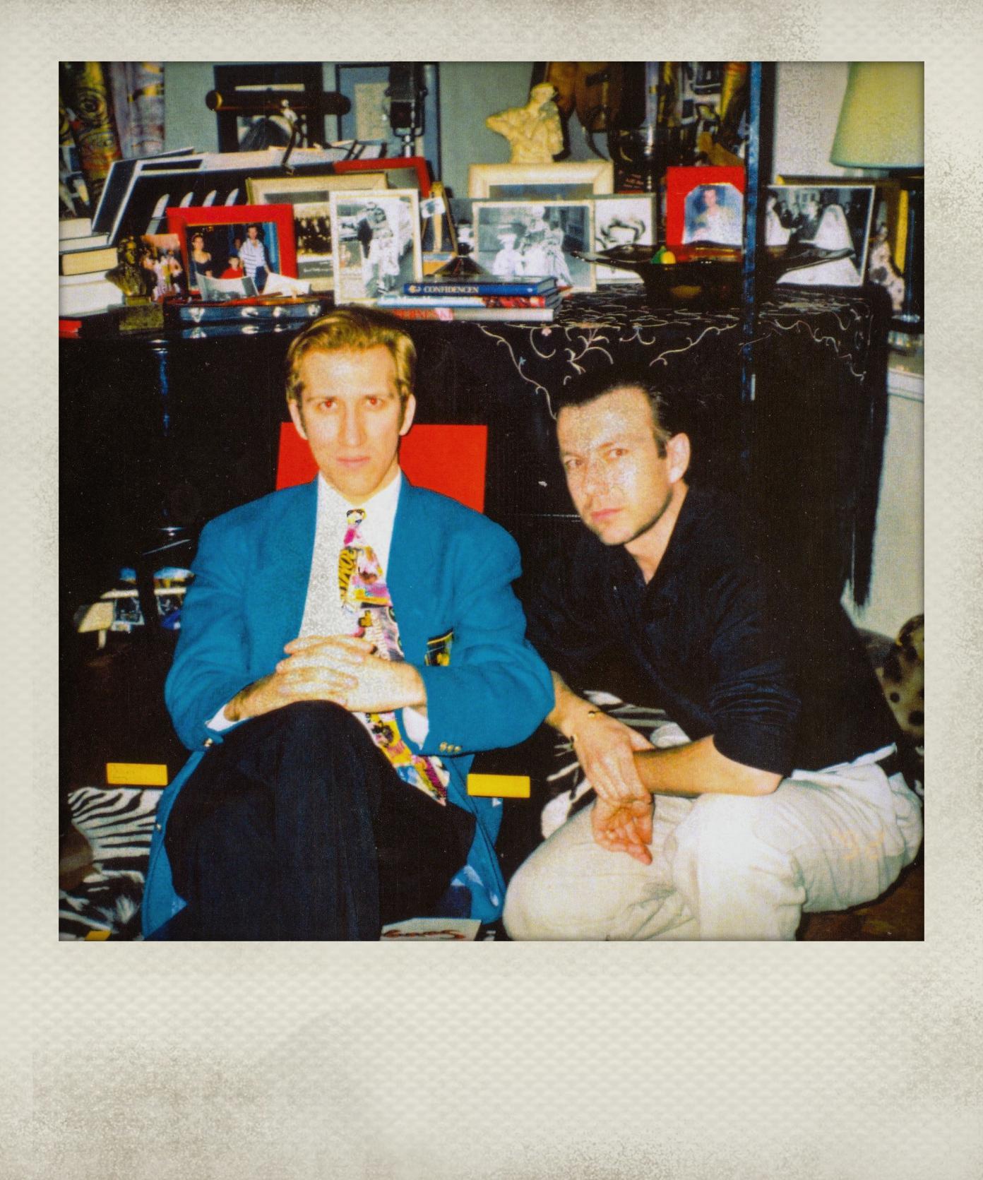 With artist Mark Kostabi in TDs Home instant